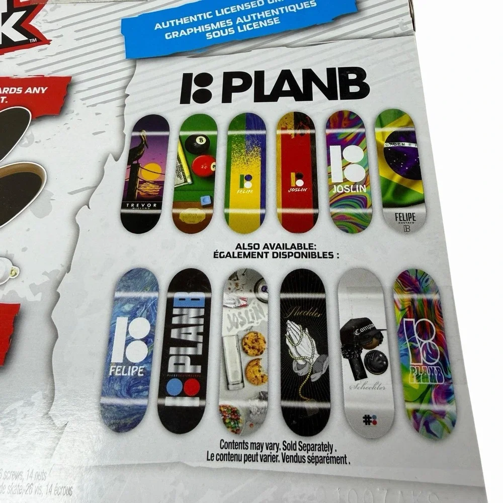 Tech Deck Sk8Shop Bonus Pack 6 Mini Finger Skateboards Plan B Limited Edition